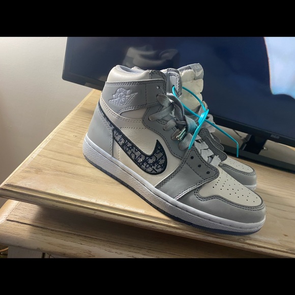 nike air dior jordan 1 collab designer authentic - Picture 7 of 12